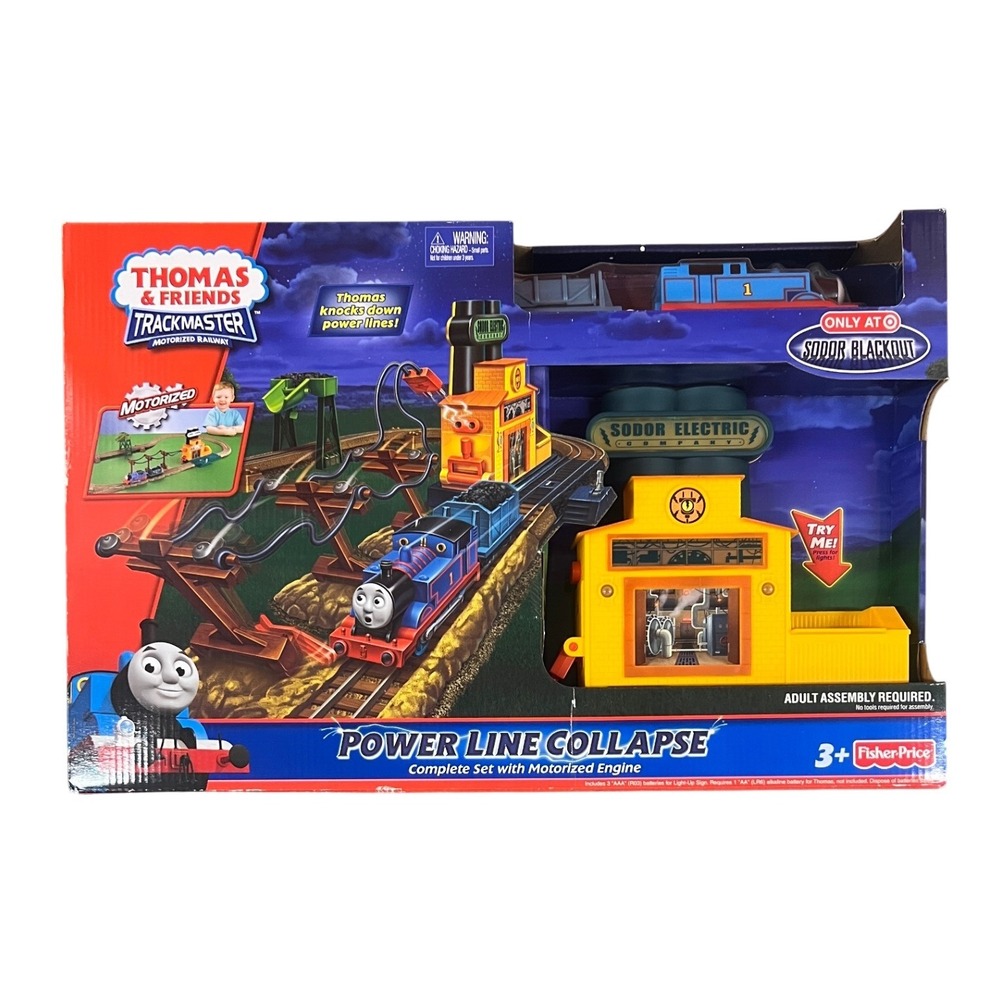 Thomas & Friends TrackMaster Power Line Collapse Motorized Train Set New